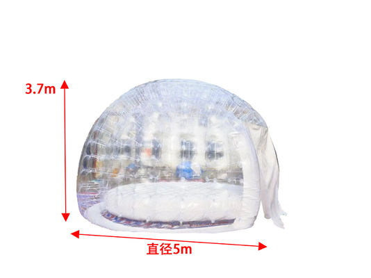 Ngôi nhà bong bóng bơm trong suốt cho các hoạt động cắm trại gia đình
