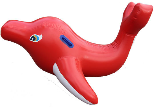 Đồ chơi nổi nước nhỏ Red Dolphin Inflatable 3 * 1m cho công viên