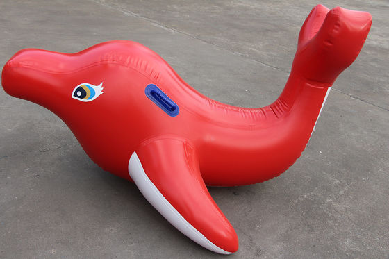 Đồ chơi nổi nước nhỏ Red Dolphin Inflatable 3 * 1m cho công viên