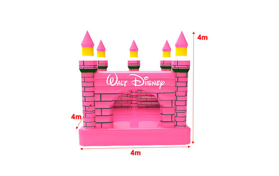 Màu hồng ủ Disney trẻ em ủ lâu đài nhảy
