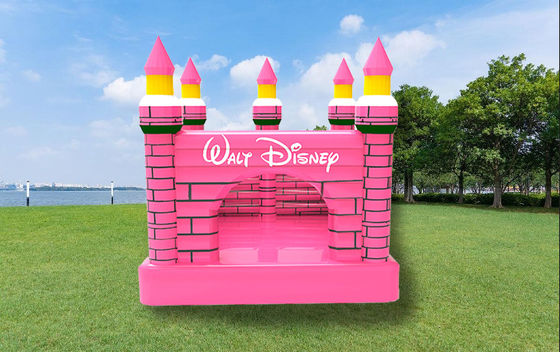 Màu hồng ủ Disney trẻ em ủ lâu đài nhảy