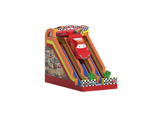 Chủ đề xe đua Slide bơm khô tùy chỉnh 8x5x6m