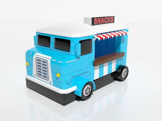 Outdoor Inflatable Games Blue Car Snack Food Tent Để bán cho thuê