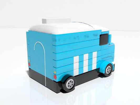 Outdoor Inflatable Games Blue Car Snack Food Tent Để bán cho thuê