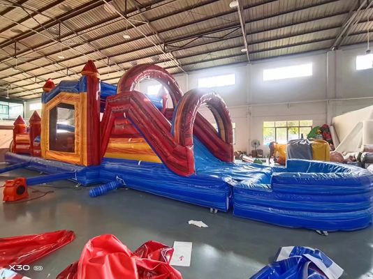 Trẻ em Ống nhấp đầy và trượt tùy chỉnh với nút bể bơi
