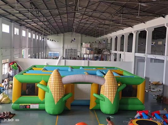 Popcorn Maze Outdoor Inflatable Games Cỡ lớn Đối với người lớn
