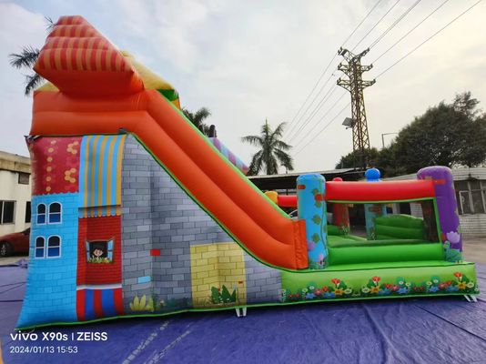 Công viên vui chơi khô bơm trượt với chủ đề cửa hàng kẹo