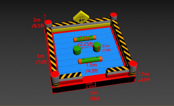 Indoor Outdoor Inflatable Jousting Game Sân chơi thể thao cho thanh thiếu niên