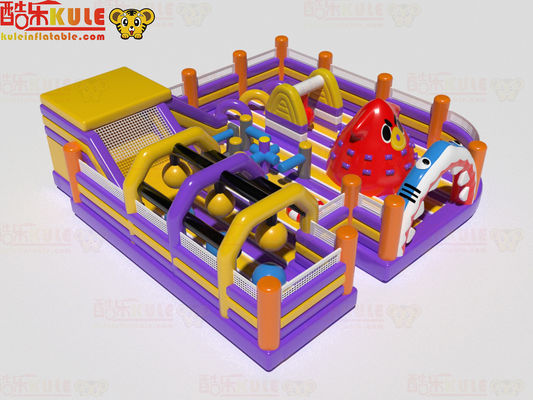 Angry Birds - Công viên nhảy nhô bơm với những chướng ngại vật cho trẻ em