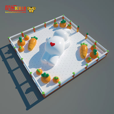 Bể bơi lớn Thỏ bơm với cà rốt nhảy Boucny Castle