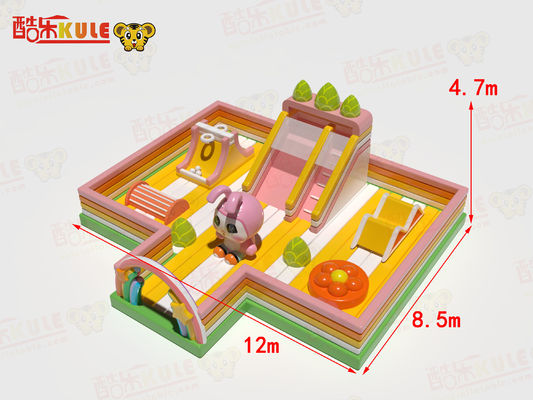 Trẻ em Động vật Công viên Lâu đài bơm được tùy chỉnh với trò chơi