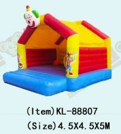 Thị trường thương mại cấp độ bơm nổi Clown Bouncy Castle cho trẻ em