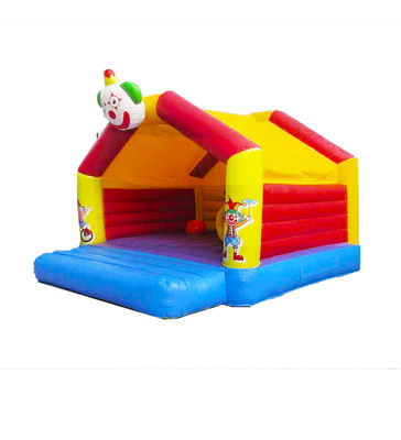 Thị trường thương mại cấp độ bơm nổi Clown Bouncy Castle cho trẻ em