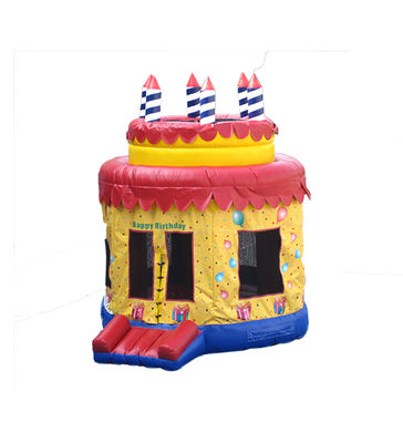 Bánh bánh sinh nhật vòng tròn bơm nổi Lâu đài nhảy 4*4*4.5m