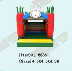 Cây cột cà rốt bơm lên nhà nhảy nhỏ Palyground trong nhà