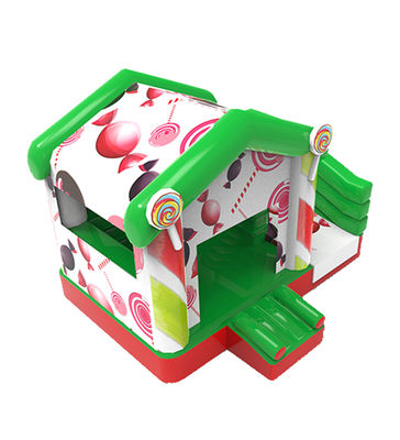 Candy House Lâu đài nhảy bơm với trượt băng