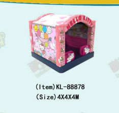 Hello-Kitty Inflatable Kids Small Bouncy Castle Công viên vui chơi