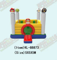 Angry Birds Bouncer Lên Lên Lâu đài Với Cột