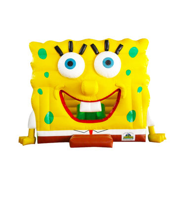 Yellow SpongeBob Lâu đài lơ lửng cho trẻ em nhảy