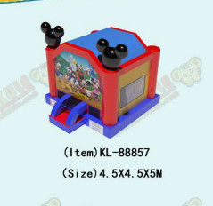 Ngôi nhà lơ lửng bơm thương mại với mô hình chuột Mickey