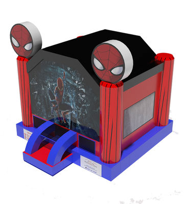Ngôi nhà nổi bơm thương mại với mô hình Spider-Man