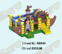 Công viên giải trí tàu cướp biển Commercial Inflatable Kids Bounce House