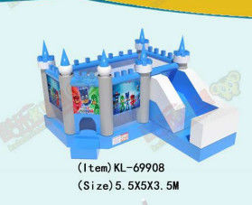 Trợ lý Trẻ em Nhà lơ lửng bơm với slide Cho thuê