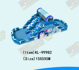 Penguin slide ngoài trời có thể thổi phồng