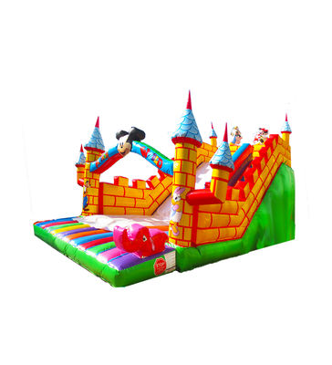 Mickey Mouse Castle Lượt băng lớn lơ lửng cho trẻ em
