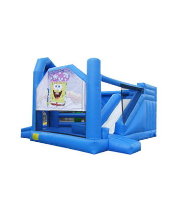 Spongebob Park Bouncy House With Inflatable Slide Cho thuê