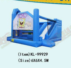 Spongebob Park Bouncy House With Inflatable Slide Cho thuê