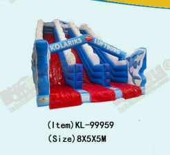 Khu vui chơi trẻ em Dolphin Double Lane Slip And Slide Cho thuê