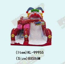 Chủ đề chú hề Happy Joy Factory Huge Inflatable Slide Rentals
