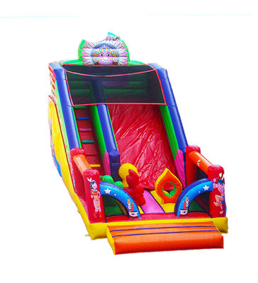 Slide bơm đầy sôi động và đầy màu sắc cho trẻ em trải nghiệm trượt thú vị
