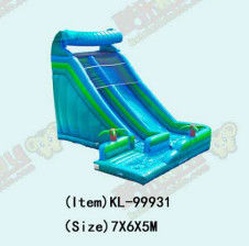 Blue Wave slide bơm với hồ bơi cho công viên nước ngoài