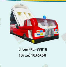 Tùy chỉnh slide bơm nén xe cứu hỏa chủ đề cho các bữa tiệc trẻ em