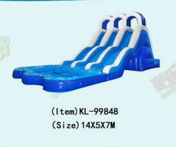 Slide bơm đầy sôi động và đầy màu sắc cho trẻ em trải nghiệm trượt thú vị