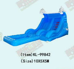 Slide bơm đầy sôi động và đầy màu sắc cho trẻ em trải nghiệm trượt thú vị