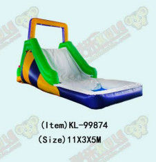 Slide bơm đầy sôi động và đầy màu sắc cho trẻ em trải nghiệm trượt thú vị