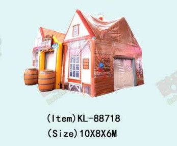 Ngôi nhà bơm lên, các cơ sở giải trí, thổi phá lâu đài nhảy.
