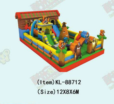 Boonie Bear sân chơi chủ đề trẻ em Công viên vui chơi hơi