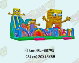 Trẻ em Công viên vui chơi bơm SpongeBob Slide sân chơi đầy màu sắc