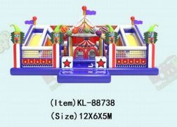 Vòng xiếc đầy màu sắc - Khu vực chơi lấy cảm hứng Khu vực vui chơi lễ hội với slide