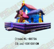 Lâu đài bơm hơi kỳ diệu cho Lễ hội Halloween Chơi đùa và Sợ hãi