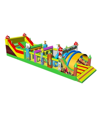 Công viên giải trí bơm hơi lấy cảm hứng từ Angry Birds dành cho trẻ em - Cuộc phiêu lưu đầy màu sắc
