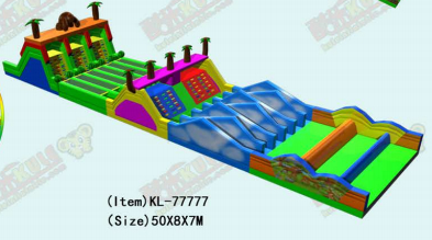 Vui nhộn Sống động - Chướng ngại vật Bơm hơi Phiêu lưu Vui vẻ