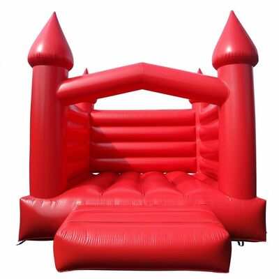 Portable Lightweight Foldable Red Inflatable Bouncy Castle Suitable for Event Rentals Outdoor Parties and Children Play Areas