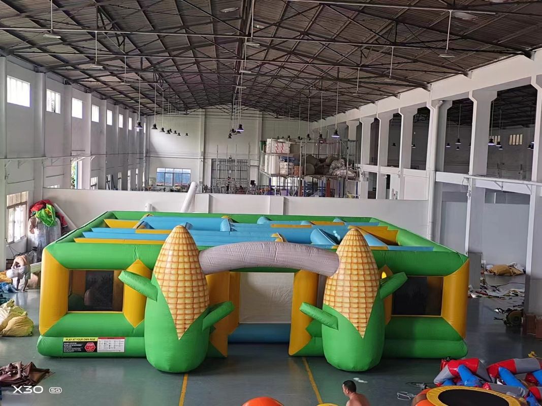 Popcorn Maze Outdoor Inflatable Games Cỡ lớn Đối với người lớn