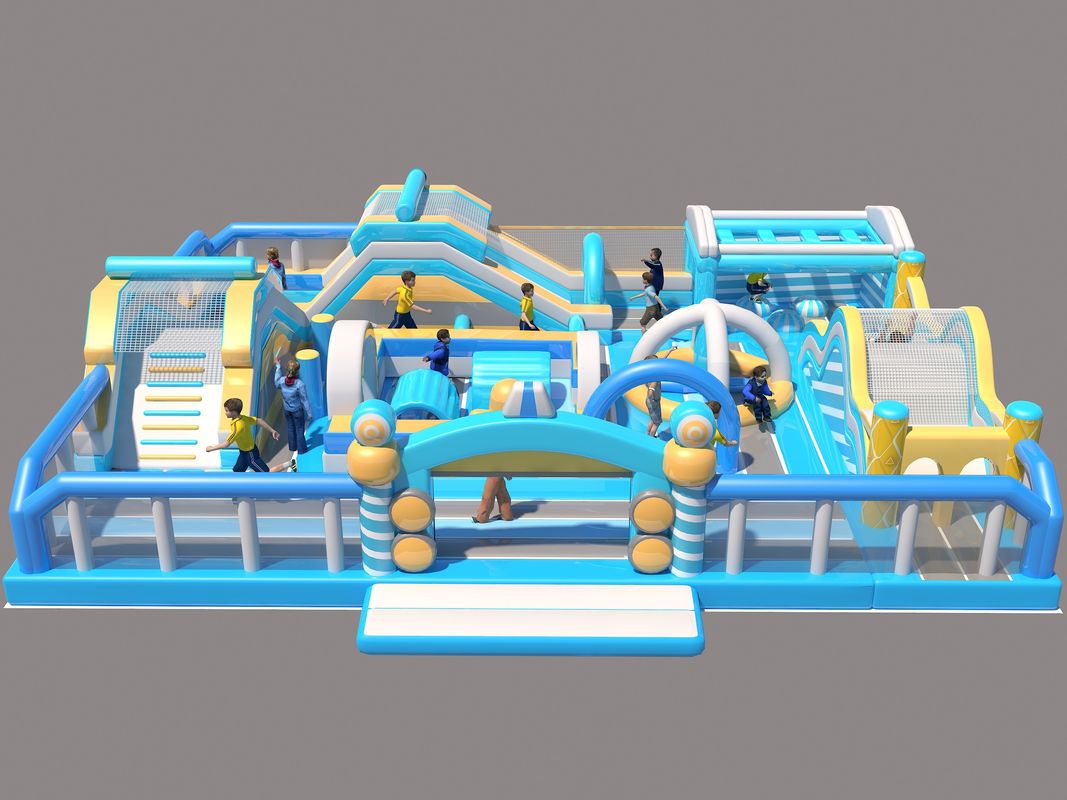 Đường học chướng ngại vật bơm PVC tùy chỉnh với nhiều màu sắc