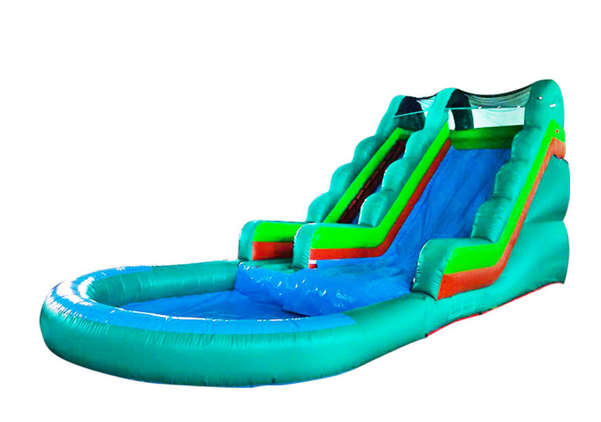Slide bơm đầy sôi động và đầy màu sắc cho trẻ em trải nghiệm trượt thú vị